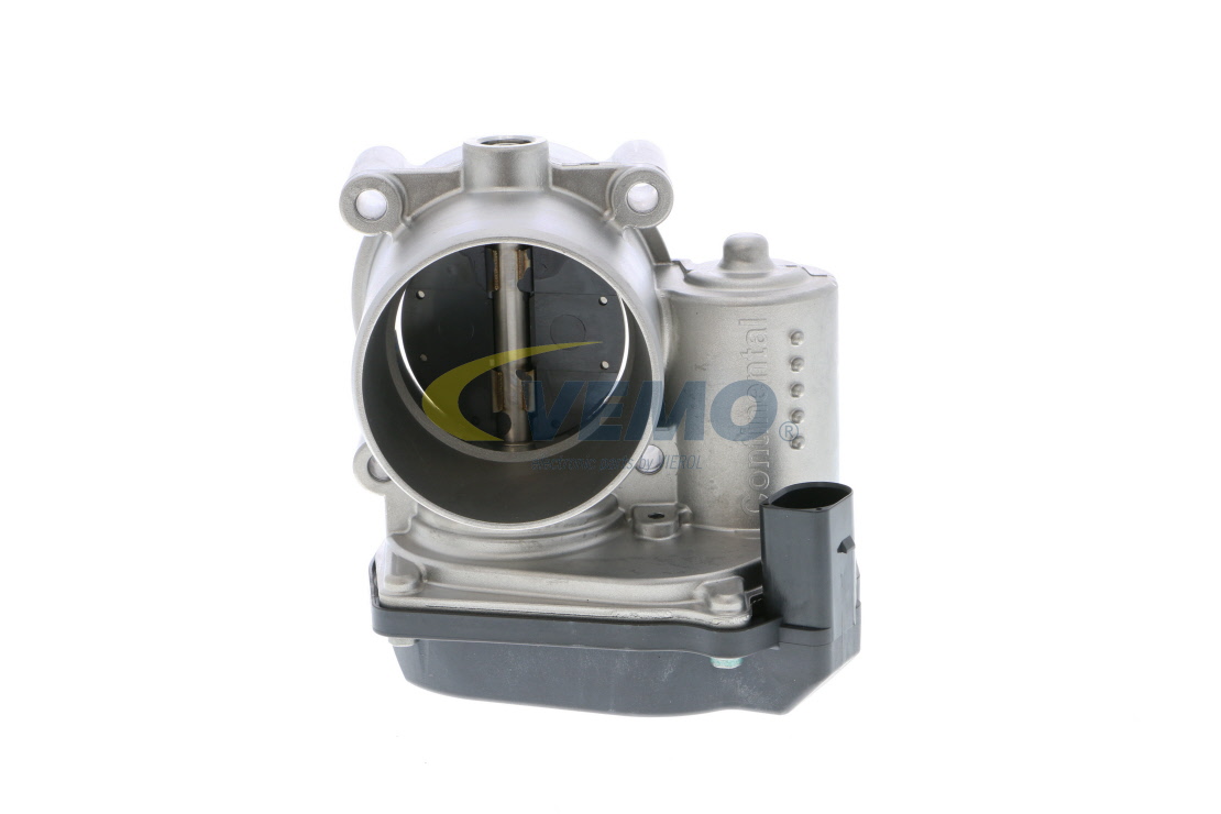 VEMO V10-81-0023: Drosselklappenstutzen ohne Dichtung, Steuergerät/Software muss angelernt/upgedatet werden Q+, original equipment manufacturer quality MADE IN GERMANY