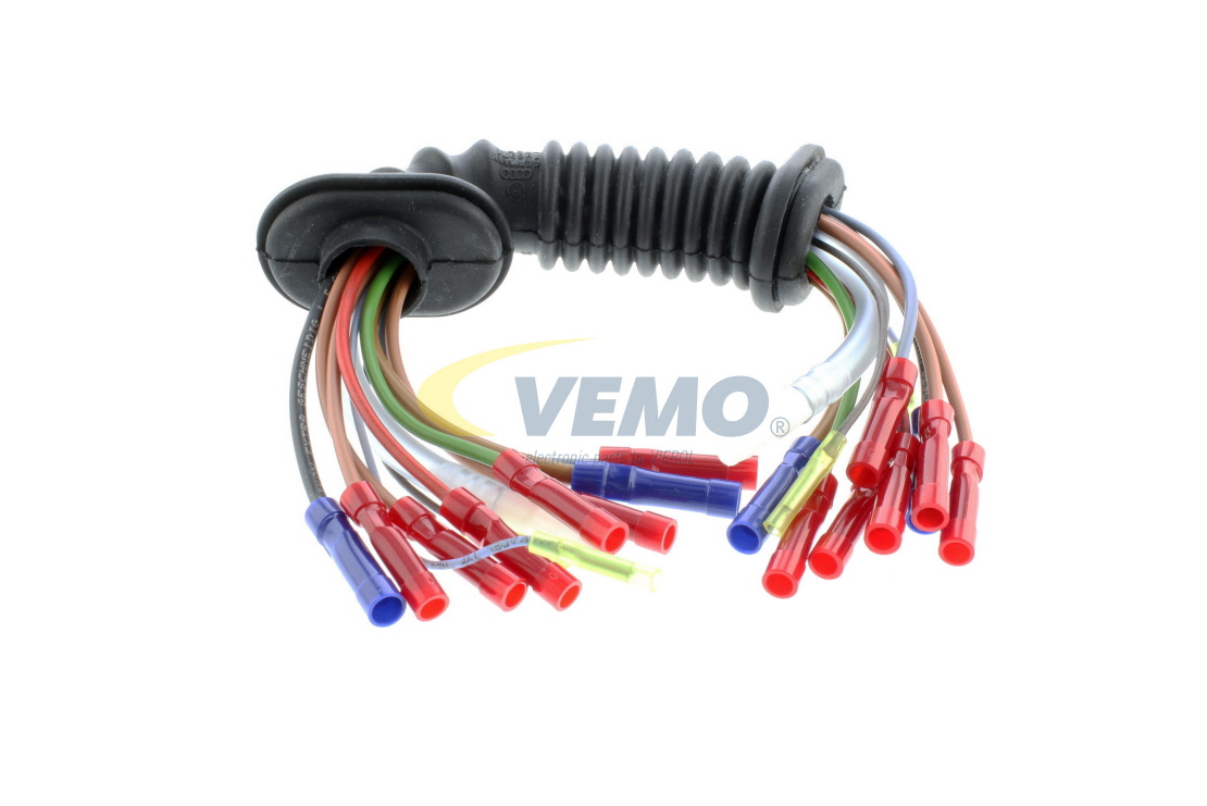 VEMO V10-83-0028: Zestaw naprawczy, zestaw przewodów Drzwi pojazdu, z tyłu z lewej, z tyłu po prawej, z wężykiem, z osłoną EXPERT KITS +