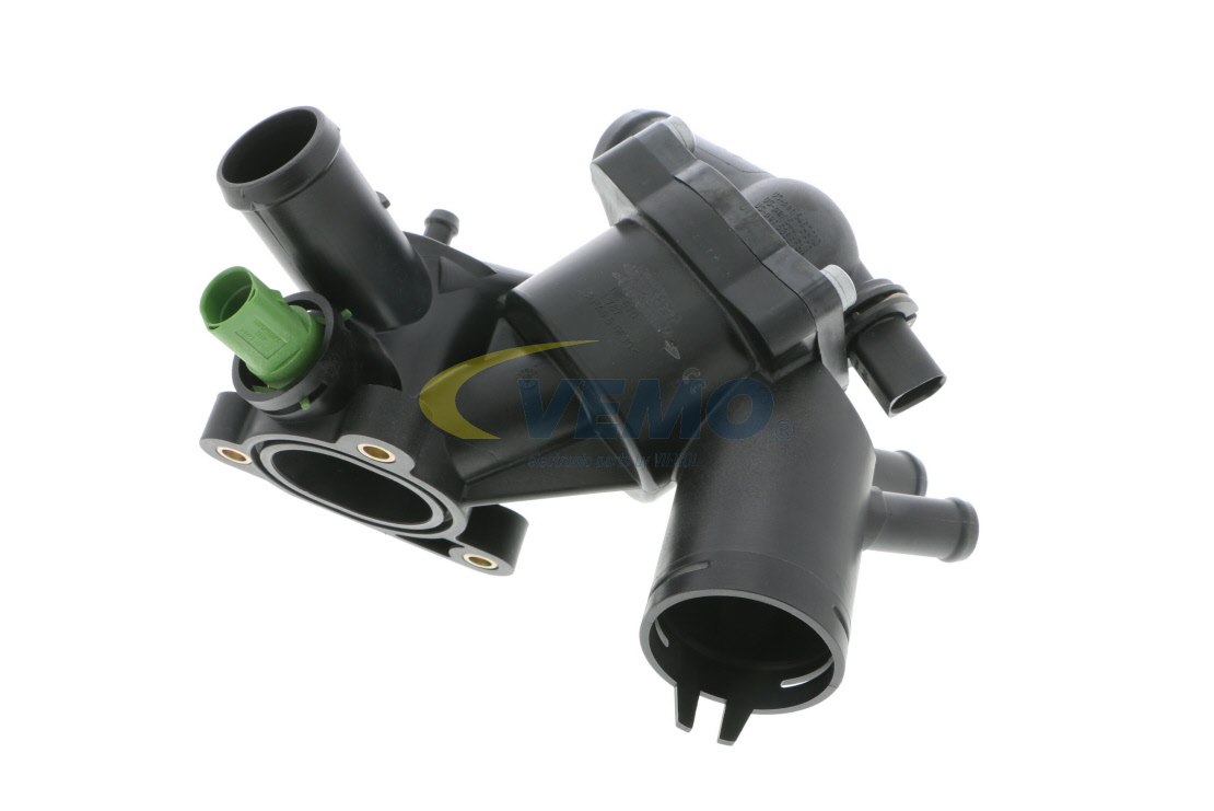 VEMO V15-99-1907: Kühlwasserthermostat 109°C, mit Dichtung Q+, original equipment manufacturer quality MADE IN GERMANY