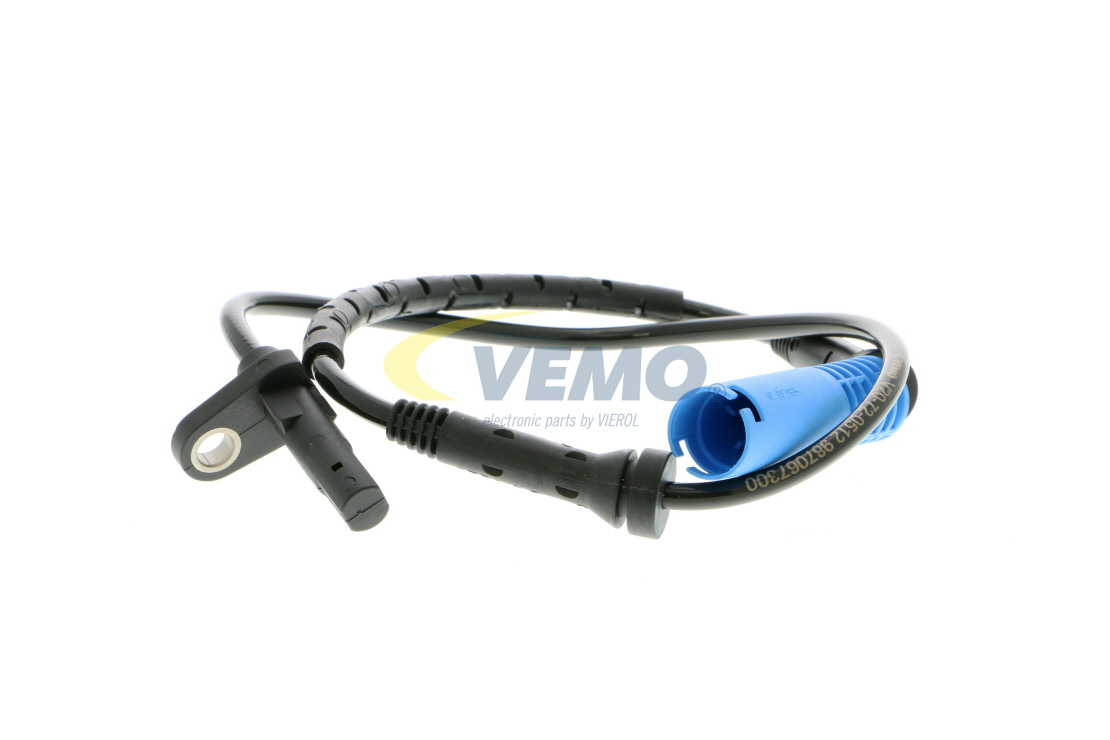 VEMO V20-72-0512: Sensor ABS Eje delantero, izquierda, Eje delantero, derecha, 680mm, con cable Original Quality