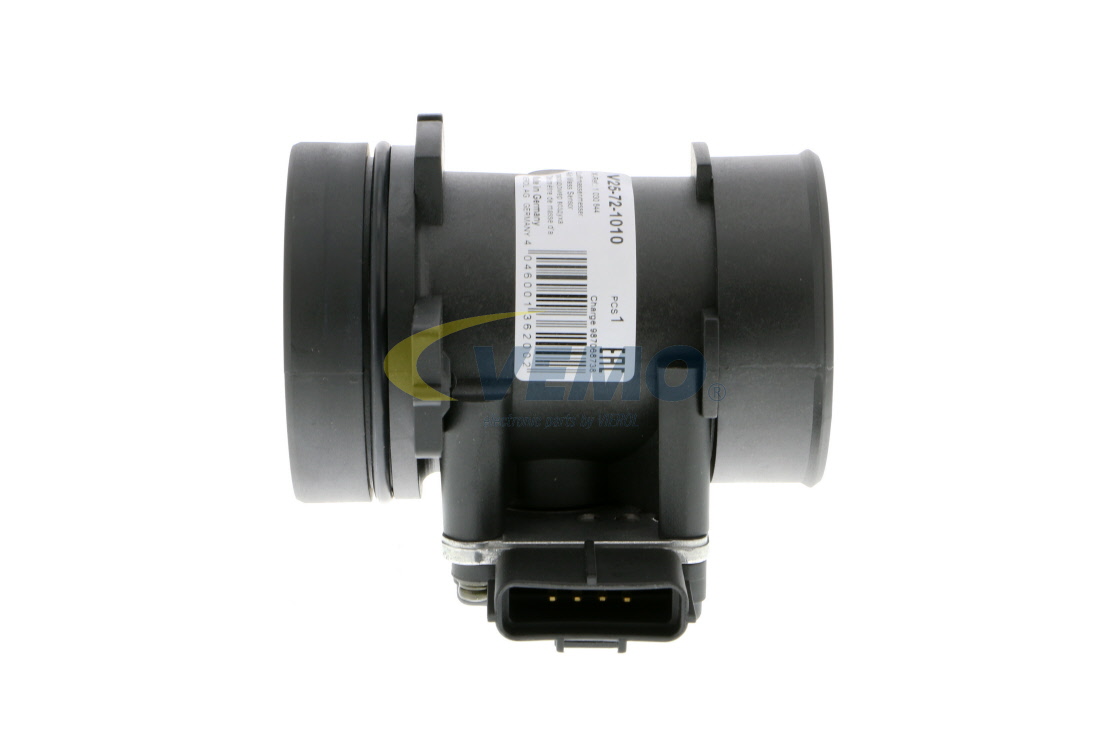 VEMO V25-72-1010: Luftmassenmesser (LMM) 12V Q+, original equipment manufacturer quality MADE IN GERMANY