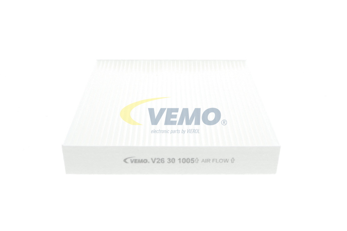 VEMO V26-30-1005: Filtrs, Salona telpas gaiss Papīrs, Filtra patrona, Smalkās attīrīšanas salona filtrs Original Quality