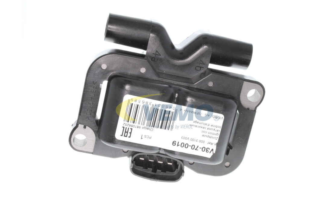 VEMO V30-70-0019: Zündspule 12V, 4-polig Original Quality