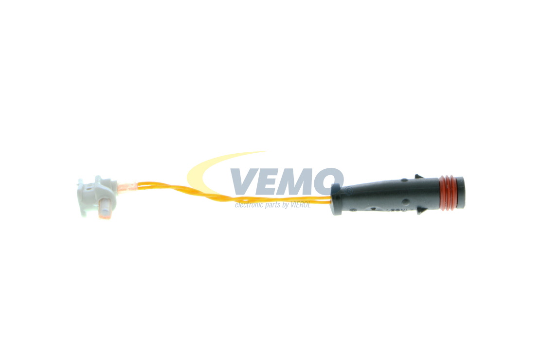 VEMO V30-72-0593: Hoiatuskontakt, piduriklotsi kulumine Tagasild, Esisild, 97mm Q+, original equipment manufacturer quality MADE IN GERMANY