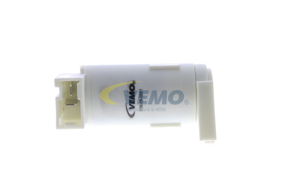 VEMO Original Quality V38-08-0001 Vandens siurblys, priekinio stiklo plovimas NISSAN MAXIMA QX (A33) 256 AG benzinas kaina