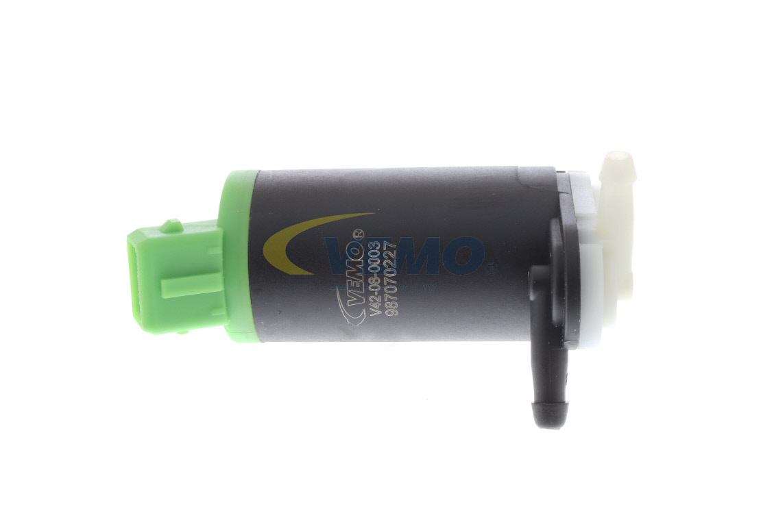 VEMO Original Quality V42-08-0003 Водна помпа за миещо устр., почистване на стъклата PEUGEOT 407 SW (6E_) 140 K.C. Бензин/Етанол цена