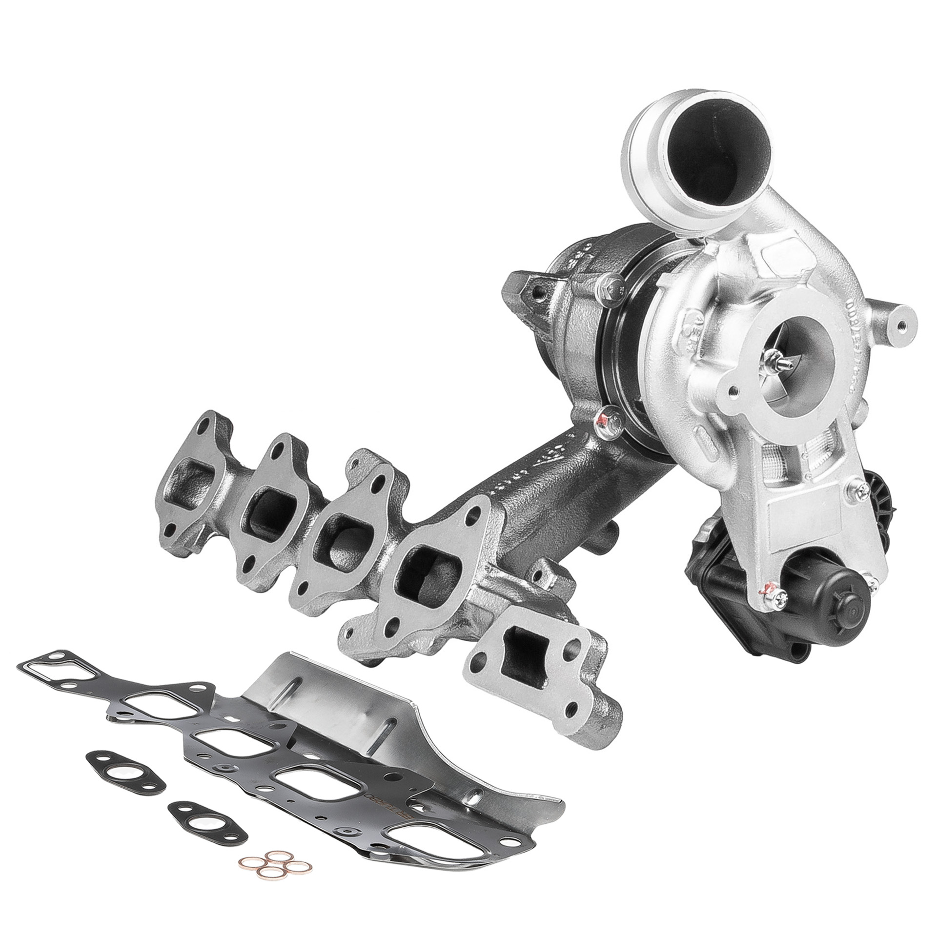 BR Turbo 4913107430RSG: Turbosprężarka REMANUFACTURED TURBOCHARGER WITH GASKET KIT zawiera komplet uszczelek