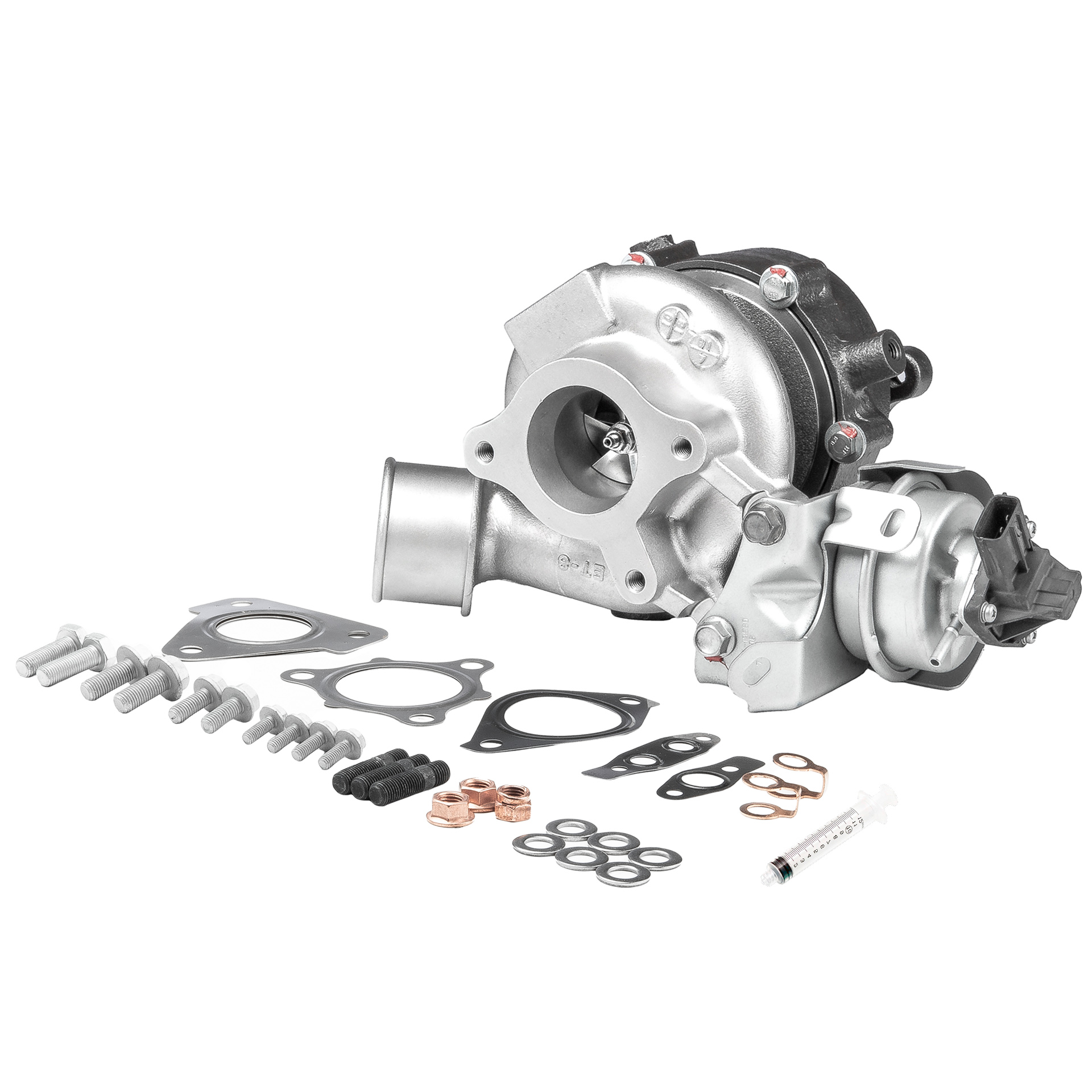 BR Turbo 4933501700RSM: Turbocompresor REMANUFACTURED TURBOCHARGER WITH MOUNTING KIT con material de montaje/fijación