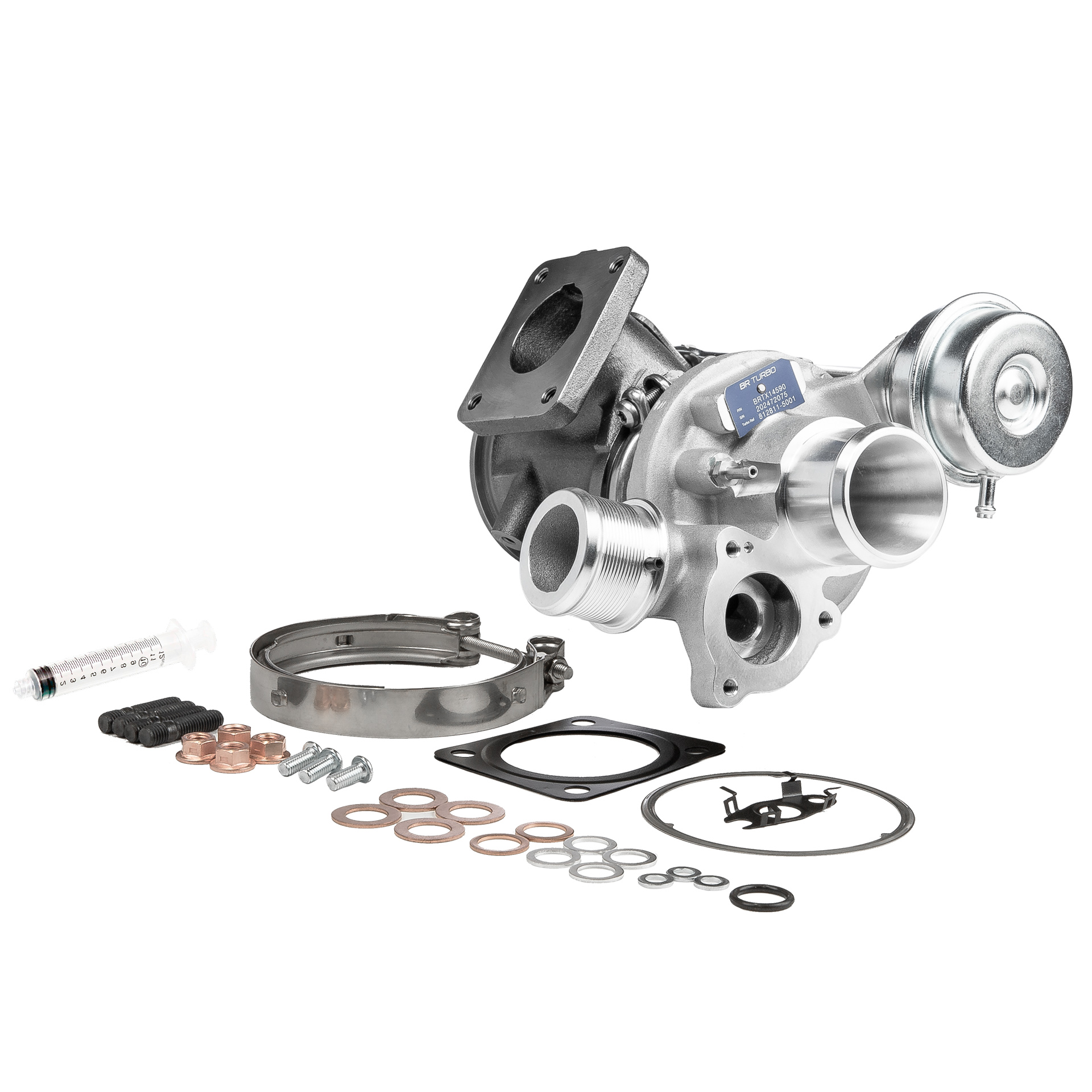 BR Turbo BRTX14590M: Turbolader NEW BR TURBO TURBOCHARGER WITH MOUNTING KIT mit Anbau-/Befestigungsmaterial