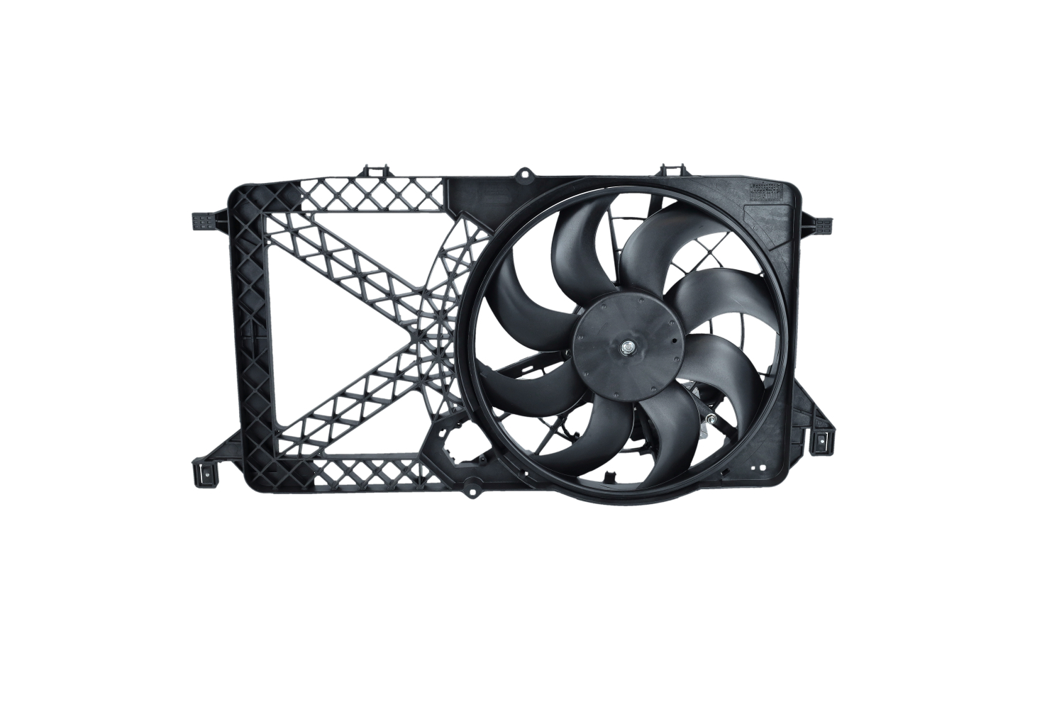 NRF 47264: Kühlerlüfter 380mm, mit Steuergerät, mit Kühlerlüfterrahmen (Zarge)