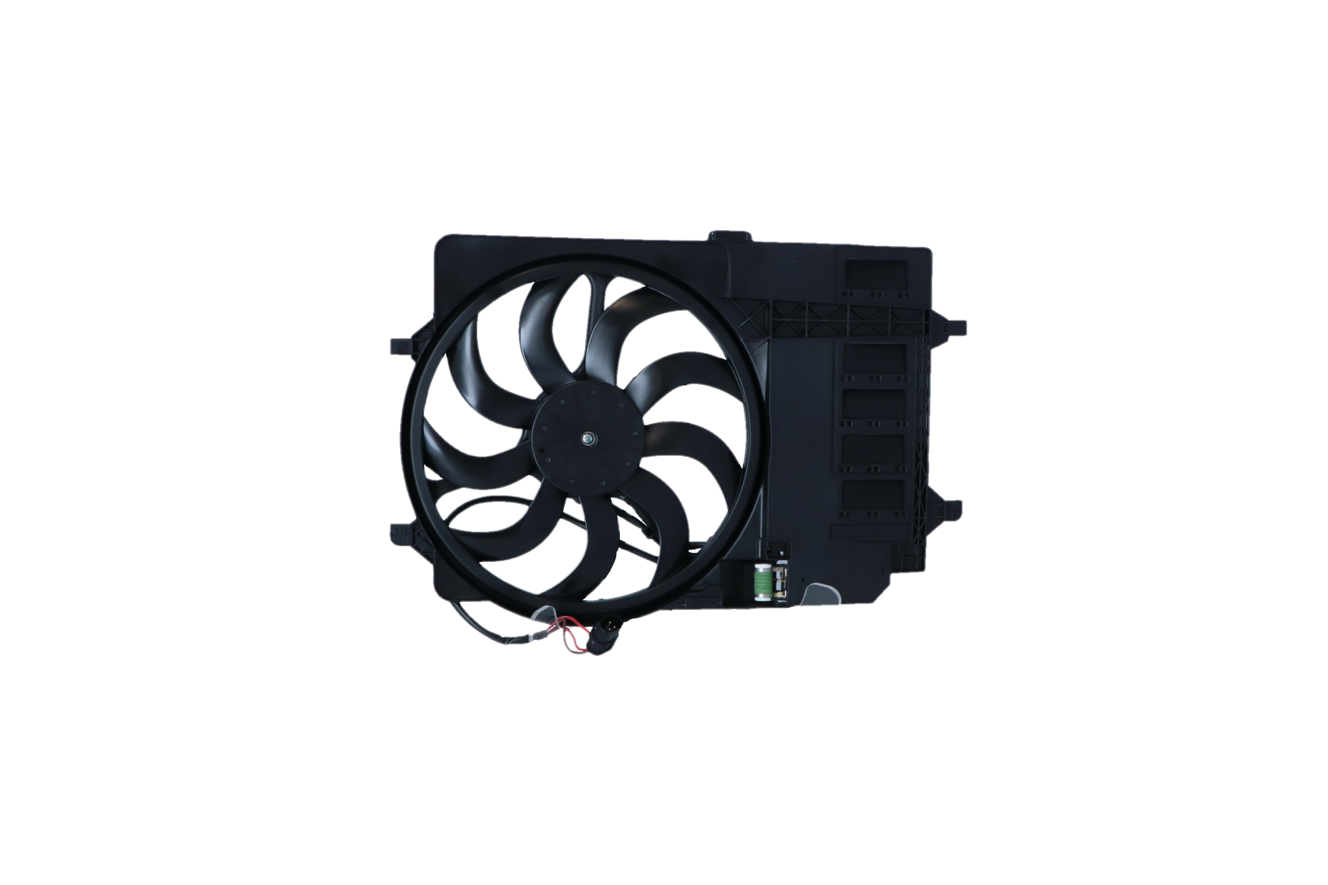 NRF 47301: Motoventilateur 370mm, avec cadre du ventilateur de radiateur (encadrement)
