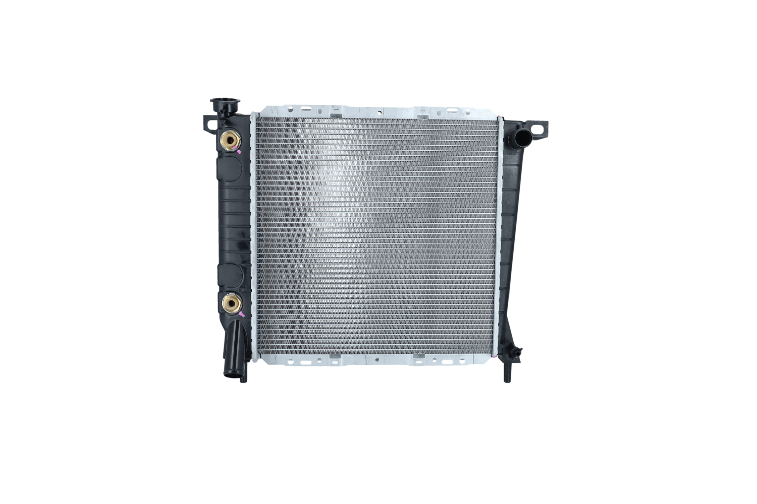 NRF 50379: Chłodnica, układ chłodzenia silnika Aluminium, z elementami do montażu EASY FIT