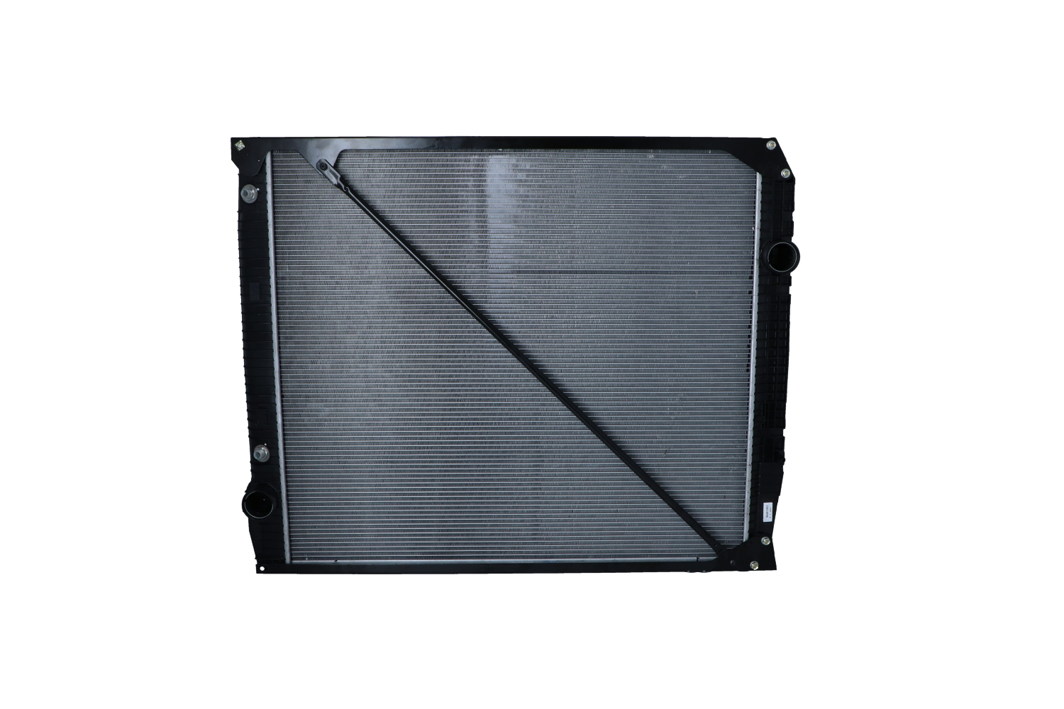 NRF 519576: Radiator, racire motor Aluminiu, cu cadru