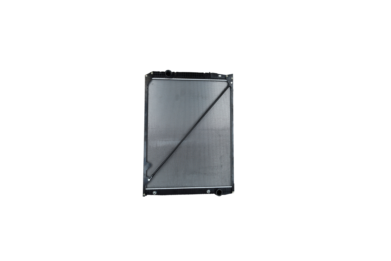 NRF 519578: Radiator, racire motor Aluminiu, cu cadru