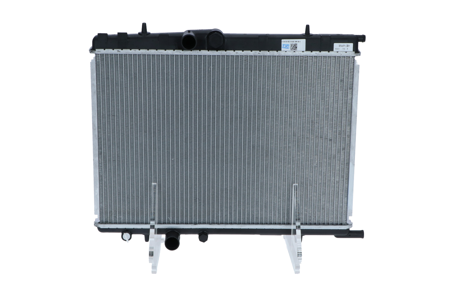 NRF 53424: Radiateur Aluminium, met gat voor sensor, Met aanbouwdelen EASY FIT