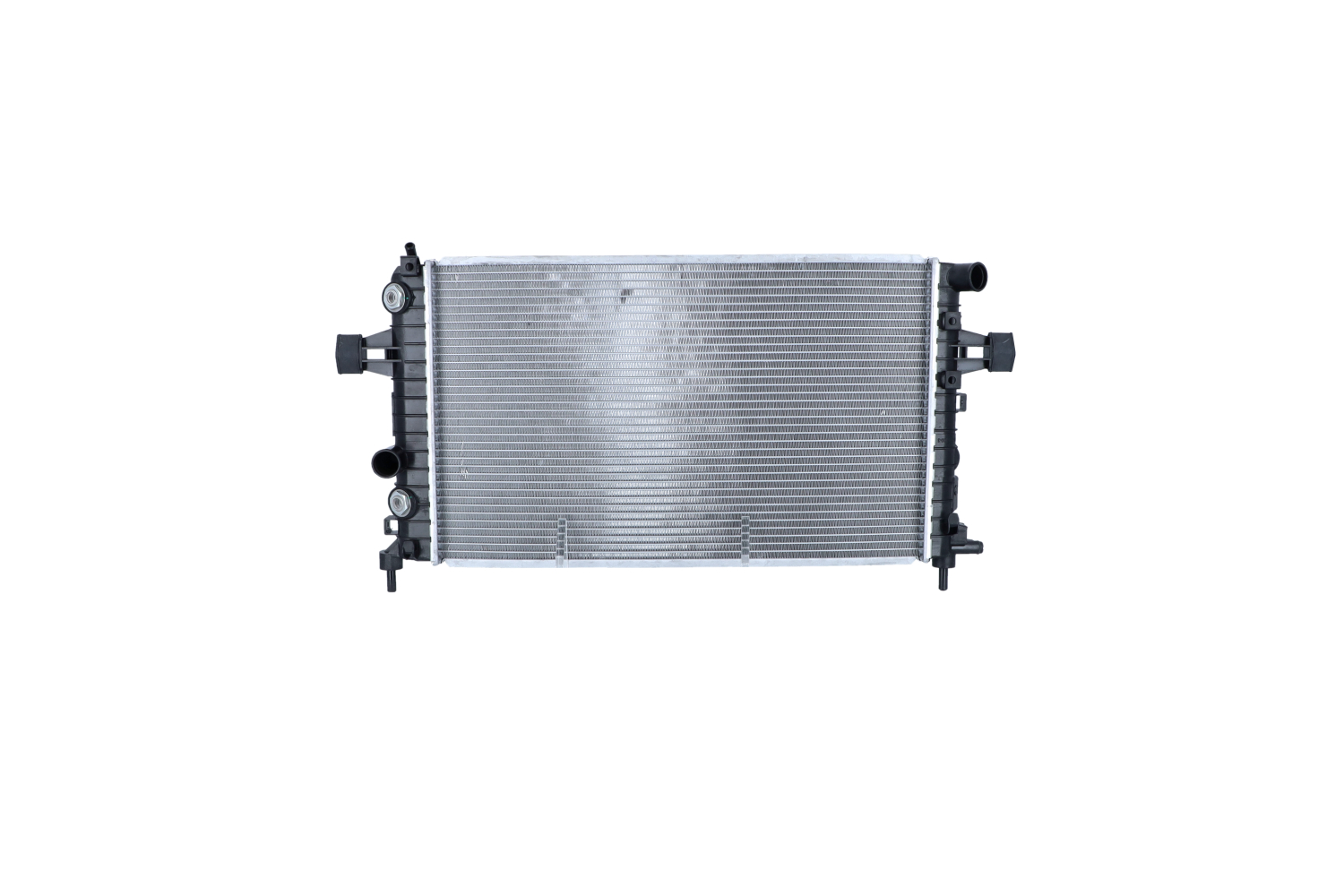 NRF 53441: Radiateur du moteur Aluminium, avec douille en caoutchouc EASY FIT