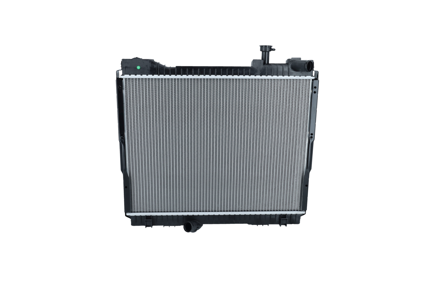 NRF 53860: Chłodnica, układ chłodzenia silnika Aluminium, bez ramy