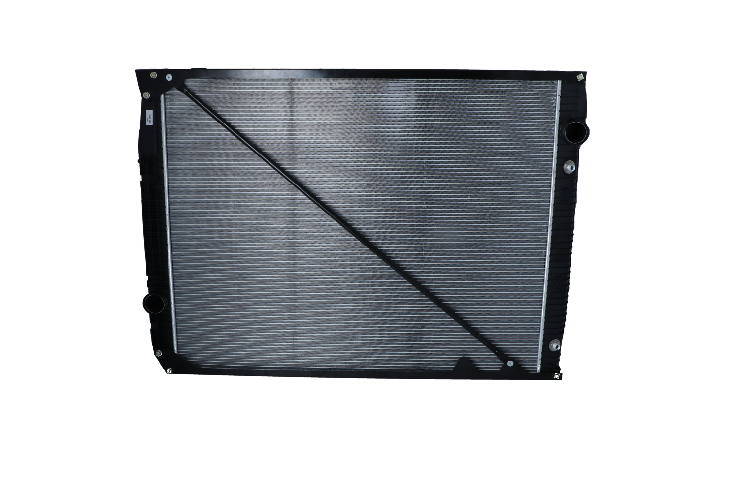 NRF 53867: Radiaator, mootorijahutus Alumiinium, koos raamiga