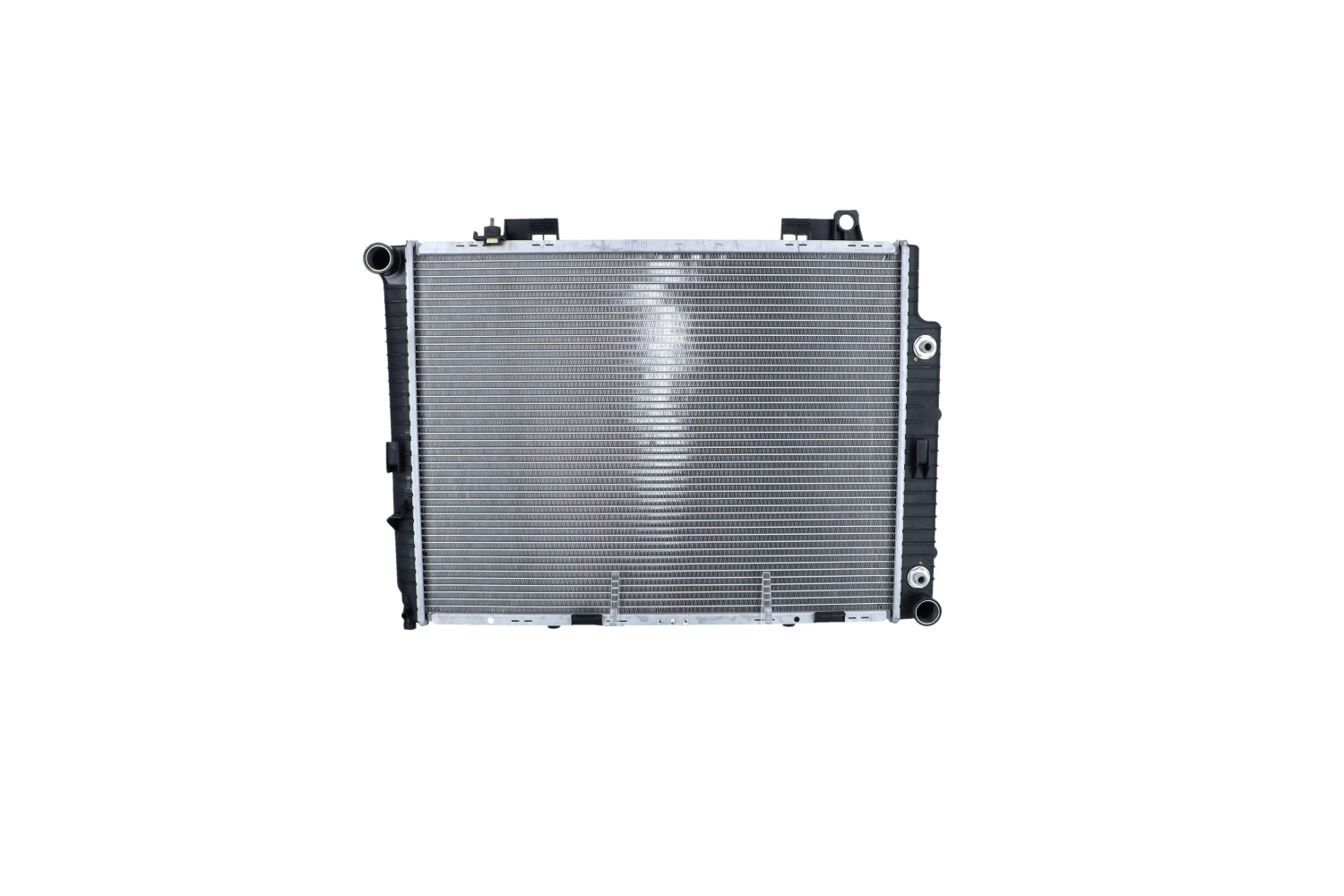 NRF 53945: Radiator, racire motor EASY FIT Aluminiu, cu piese componente