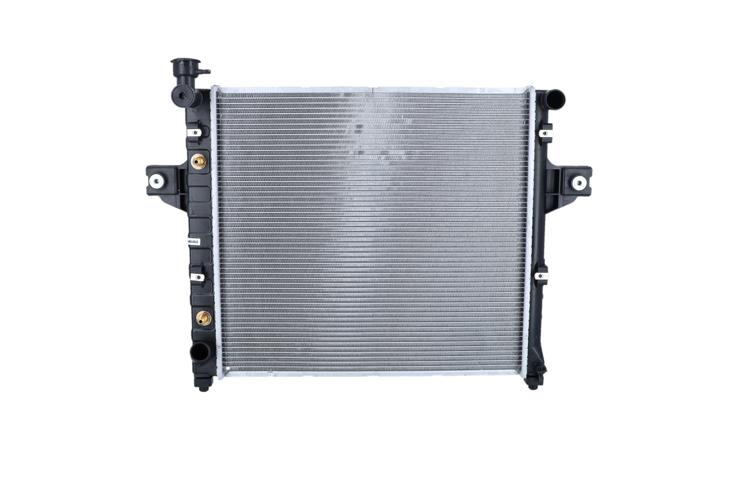 NRF 58112: Radiateur du moteur Aluminium, avec douille en caoutchouc EASY FIT