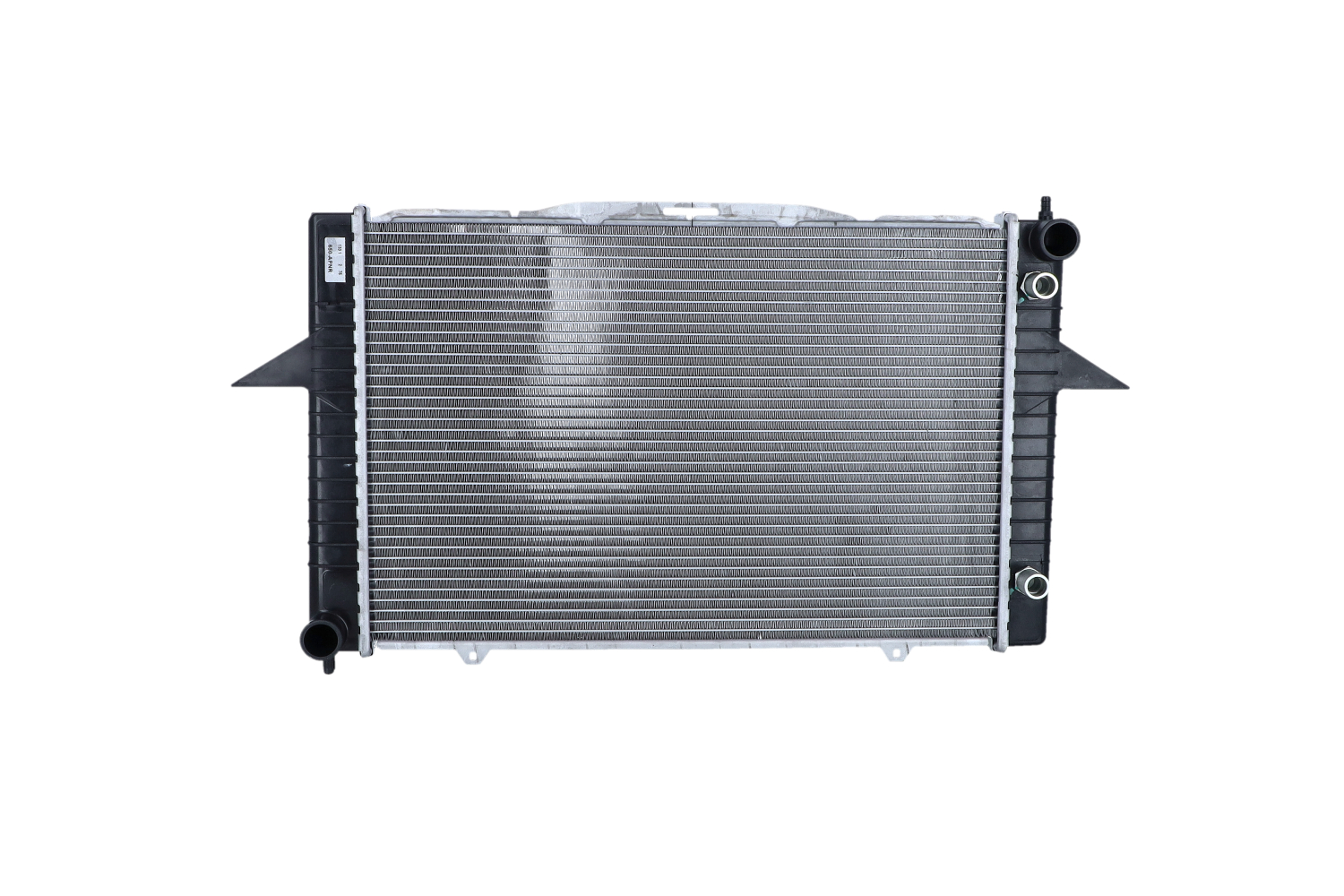 NRF 58343: Radiator, racire motor Aluminiu, cu piese componente EASY FIT