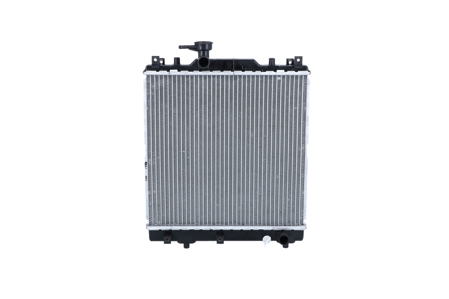 NRF 58353: Radiator, racire motor EASY FIT Aluminiu, cu piese componente