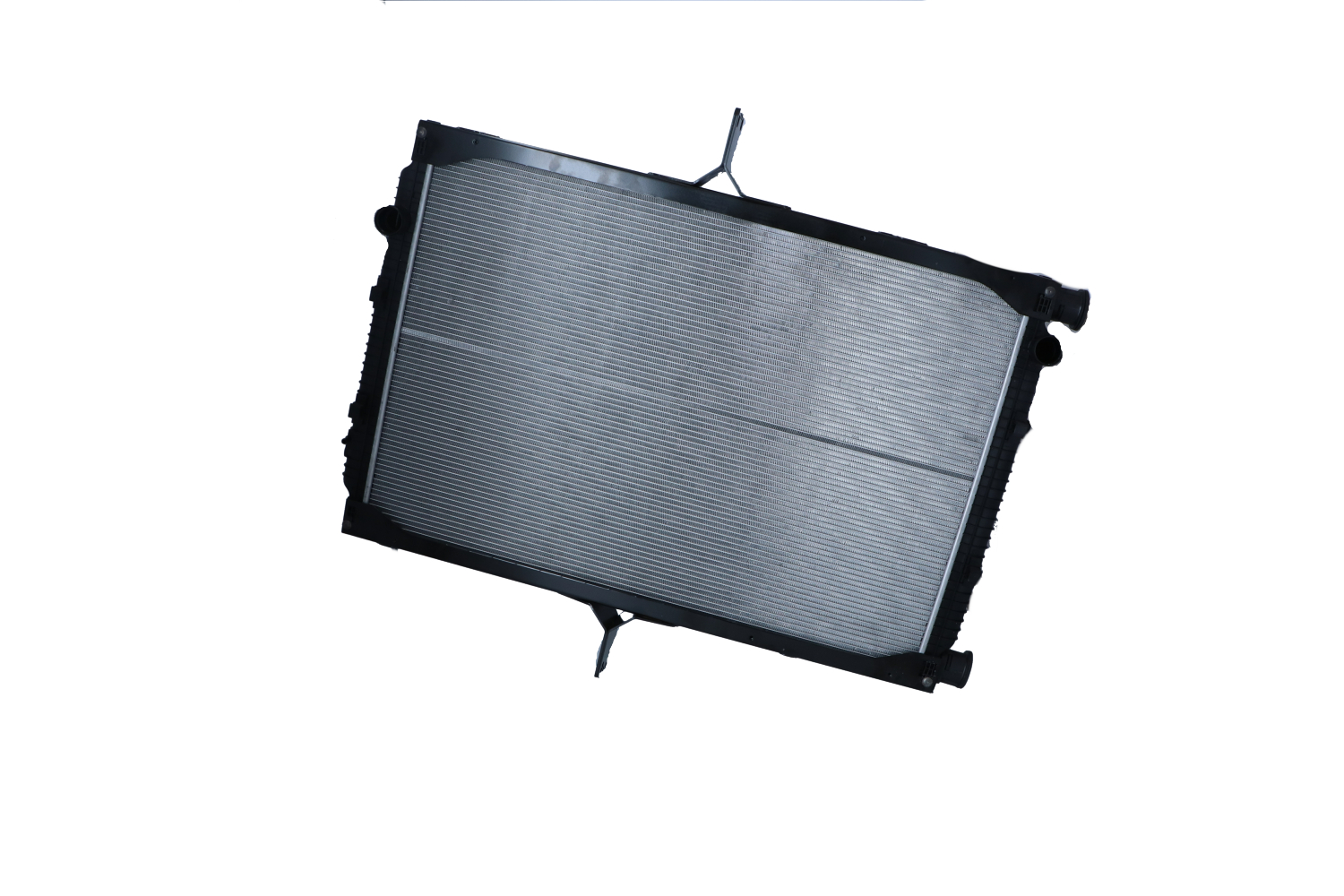 NRF 58402: Chłodnica, układ chłodzenia silnika Aluminium, z ramą