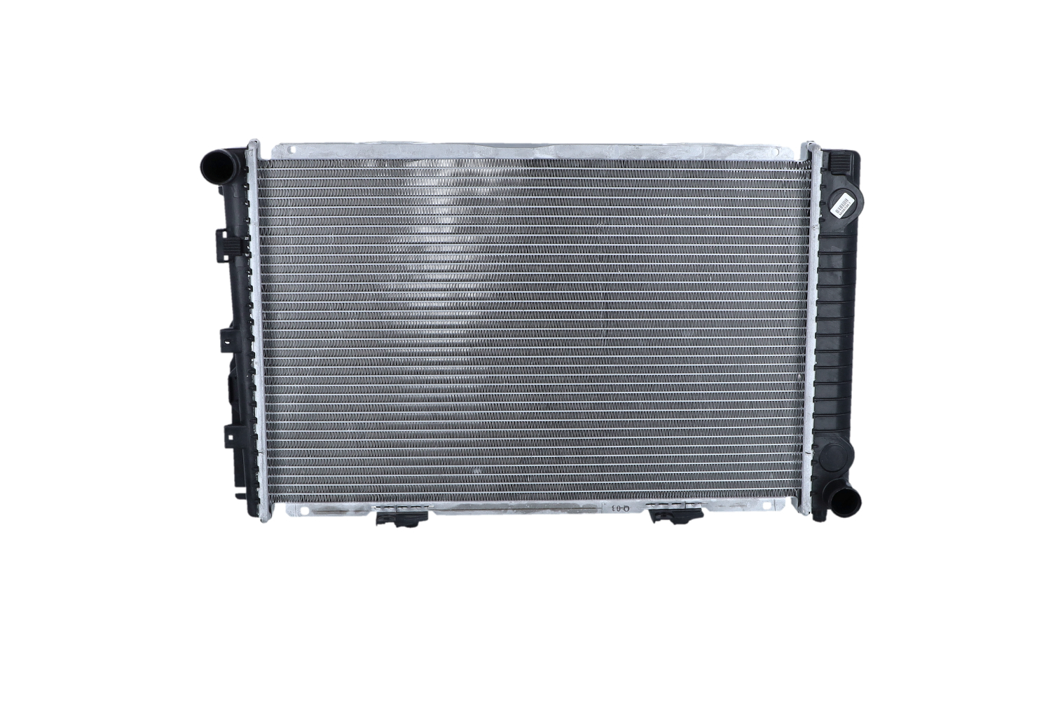NRF 58925: Radiator, racire motor EASY FIT Aluminiu, cu piese componente