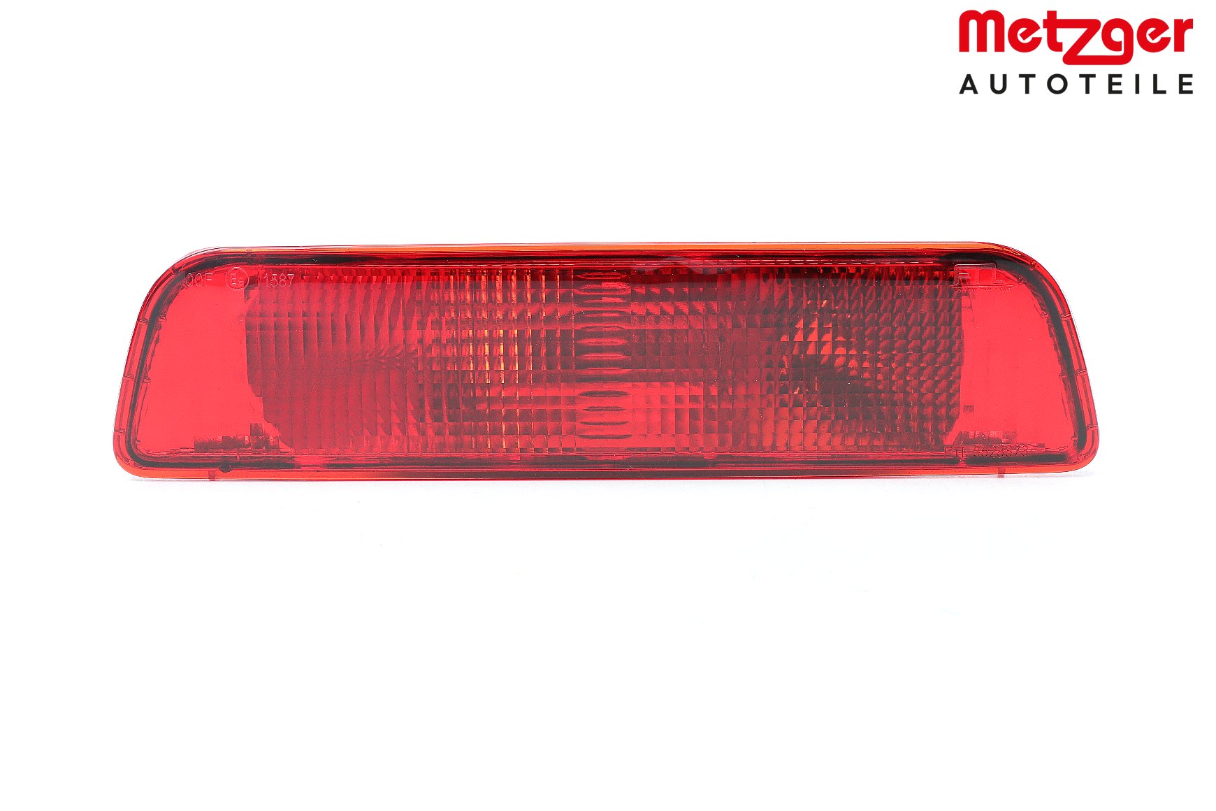 METZGER 2080236: Lumina de ceata spate Bara protectie, centru, fara suport bec, cu bec cu incandescanta, cu marcaj E