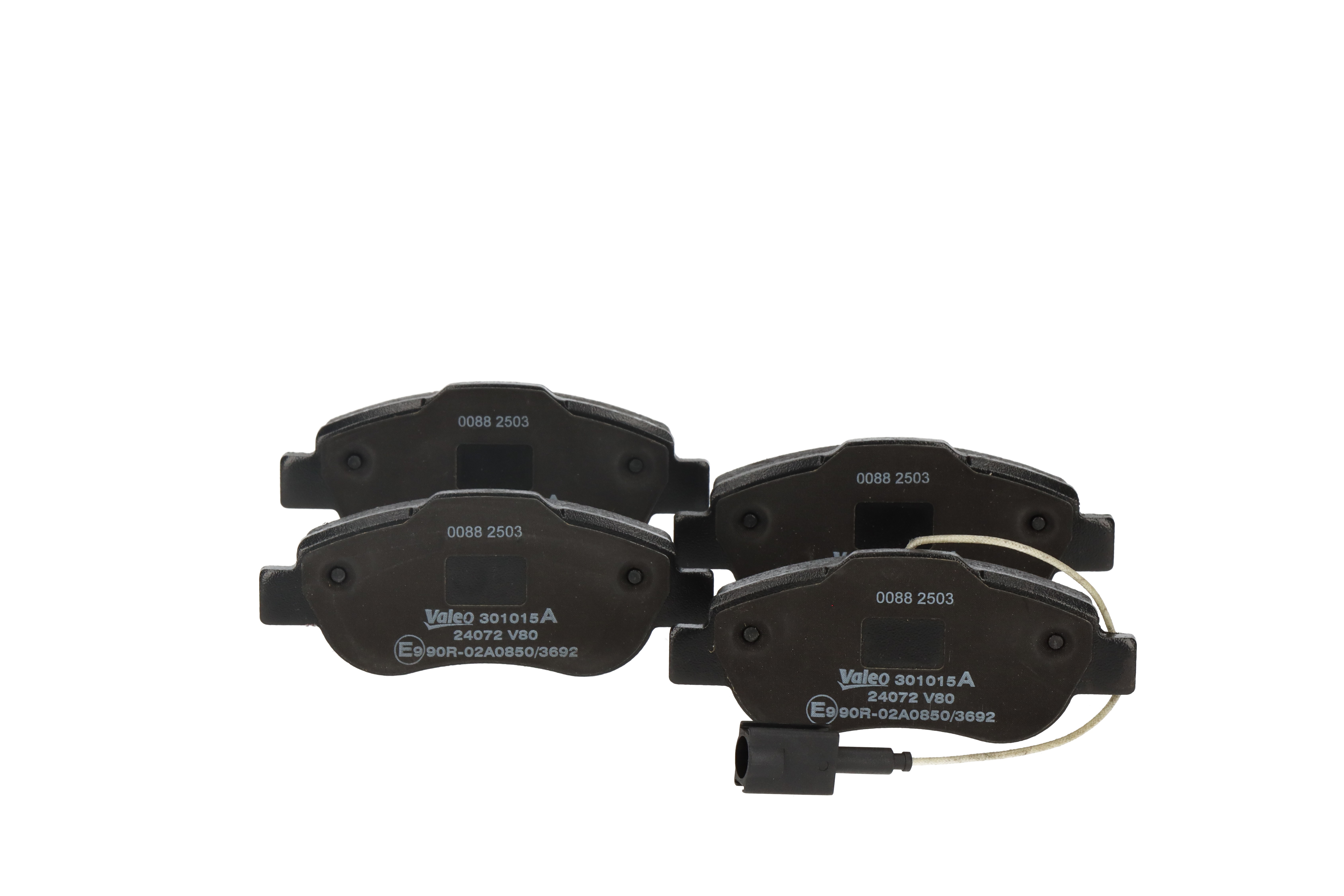 VALEO 301015A: Remblokken EXPERT Vooras, Met schroeven, Met anti-kreukplaat