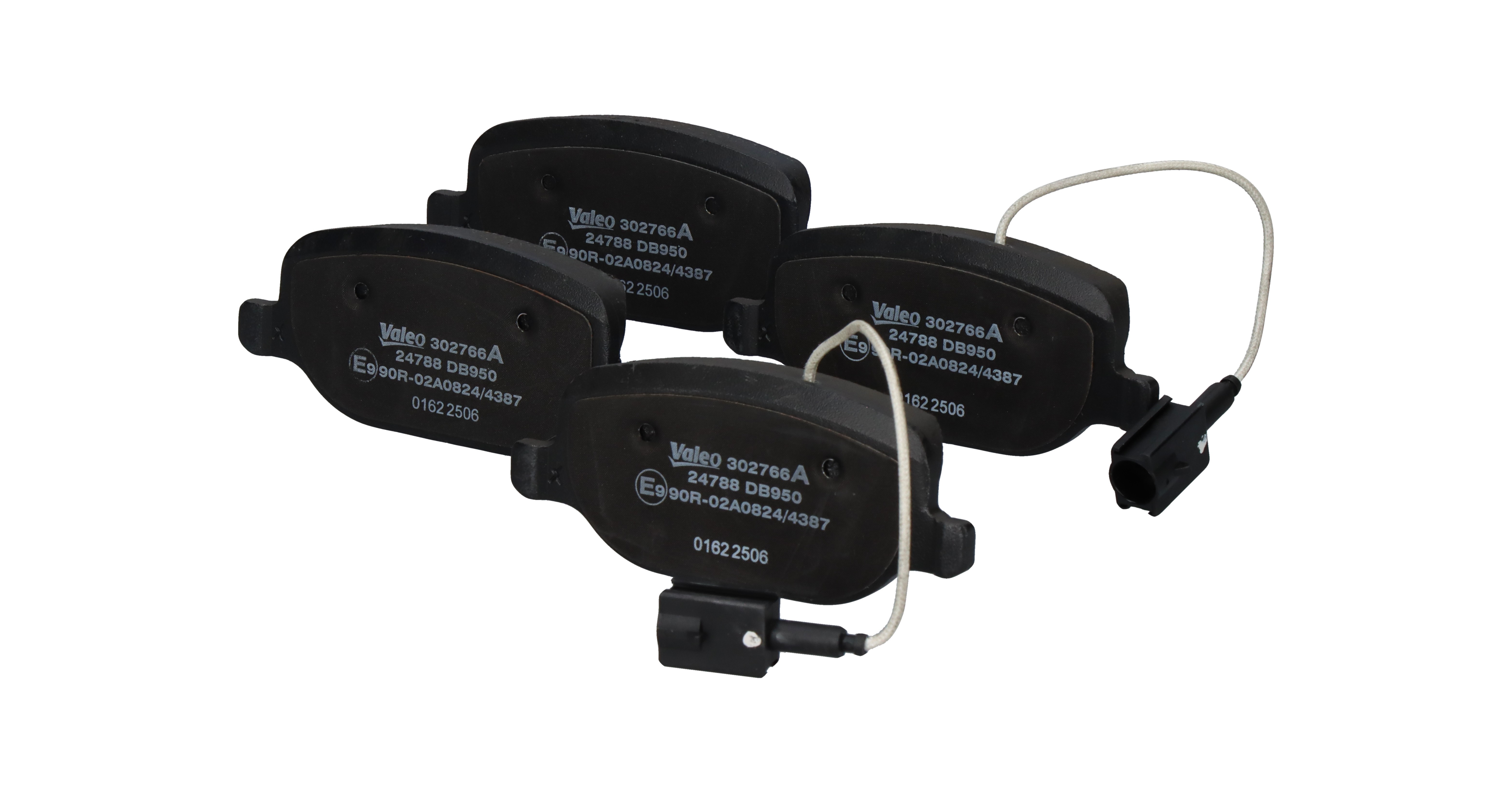 VALEO 302766A: Bremseklodser EXPERT bagaksel, uden skruer, med anti-knirke-plade