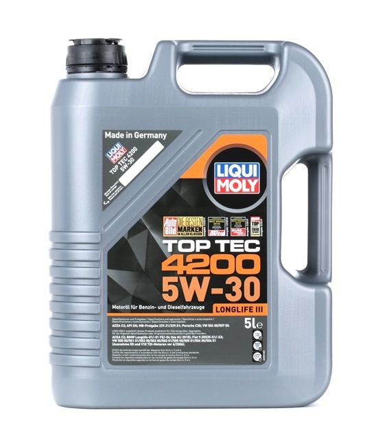 LIQUI MOLY Top Tec, 4200 3707 Λάδι κινητήρα SKODA Scala Hatchback 150 PS Βενζίνη κόστος