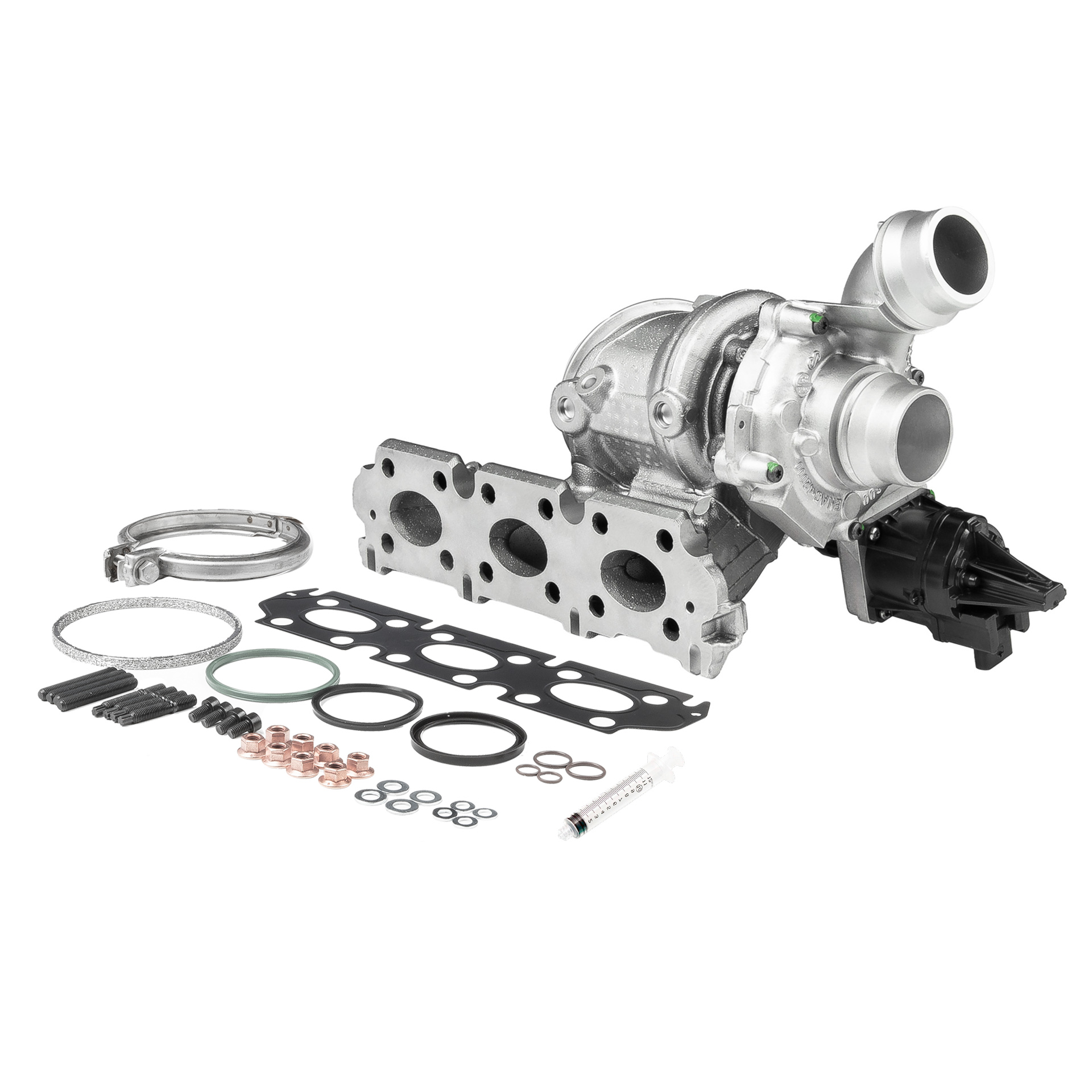 BR Turbo 2800013004280RSM: Turbosprężarka REMANUFACTURED TURBOCHARGER WITH MOUNTING KIT z materiałem montażowym/ mocującym