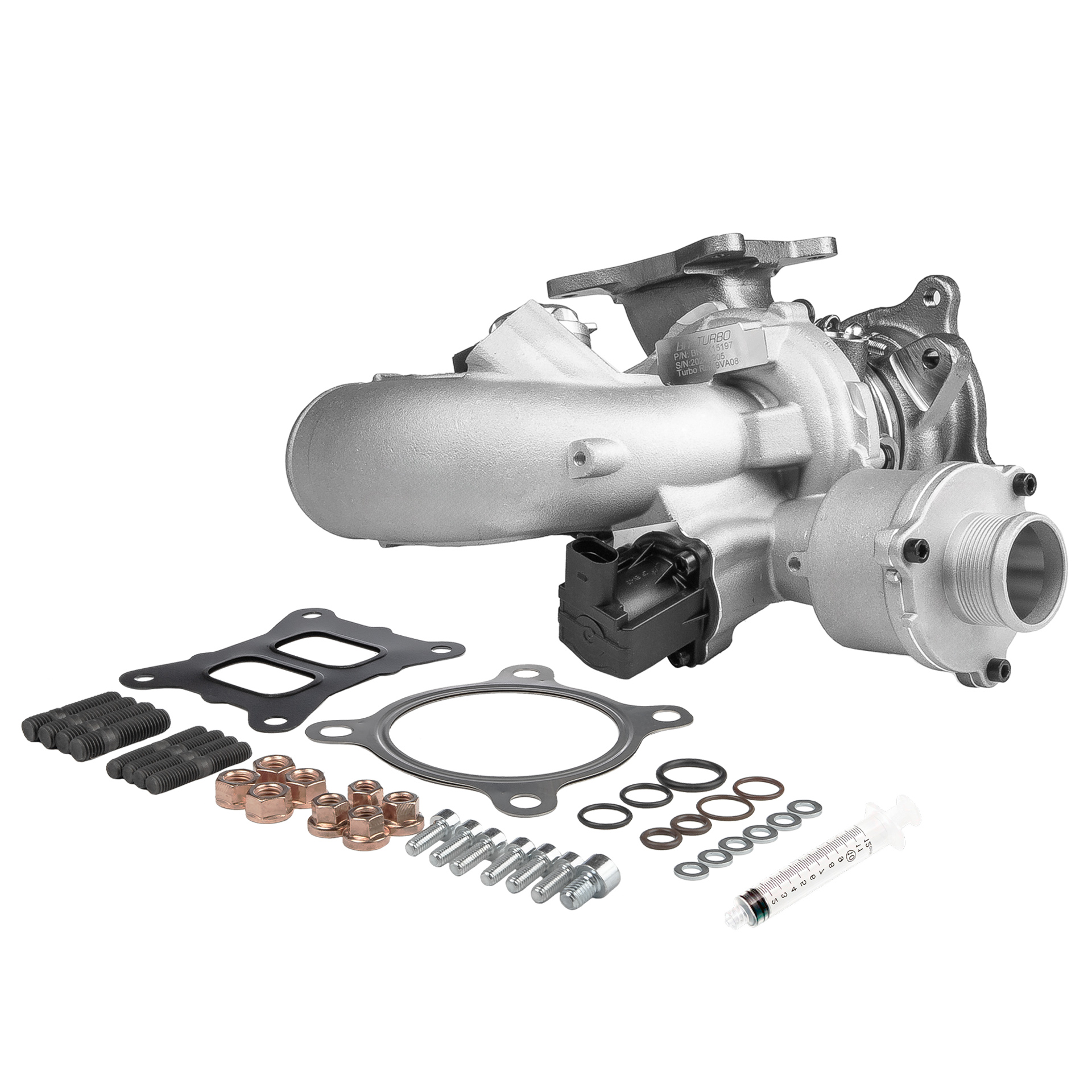 BR Turbo BRTX15197M: Turbolader NEW BR TURBO TURBOCHARGER WITH MOUNTING KIT mit Anbau-/Befestigungsmaterial