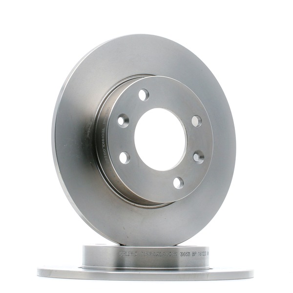 DELPHI BG3653: Δισκόπλακα Ø: 247mm, πλήρες, Ø: 247mm, λαδωμένο