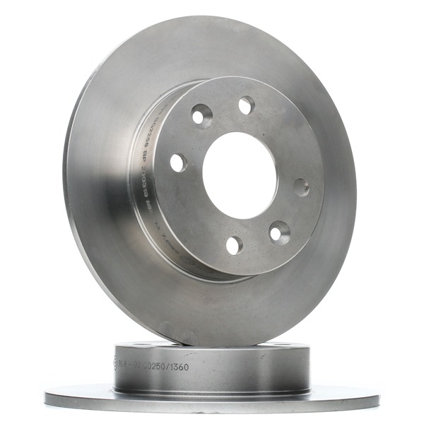 DELPHI BG2258: Bromsskiva Ø: 238mm, full, Ø: 238mm, oljad