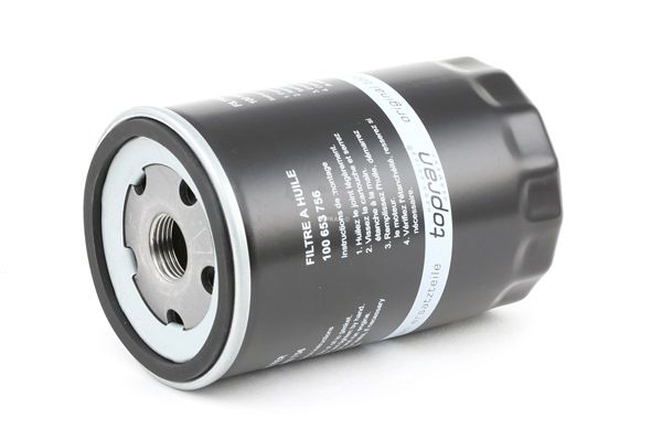 TOPRAN 100 653: Oliefilter Met pakking