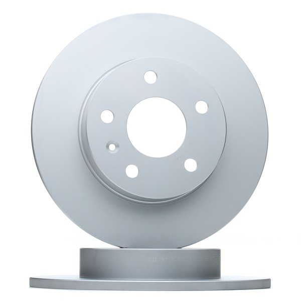 TOPRAN 205 526: Disco de freno Eje trasero, Ø: 264mm, macizo, Ø: 264mm, revestido
