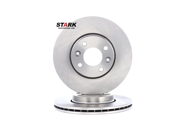 STARK SKBD-0020081: Disco de freno Eje delantero, Ø: 259,6mm, ventilado, Hierro fundido, Ø: 259,6mm, sin recubrimiento, sin tornillos
