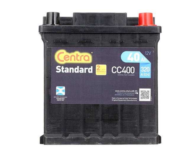 CENTRA CC400: Batería Standard