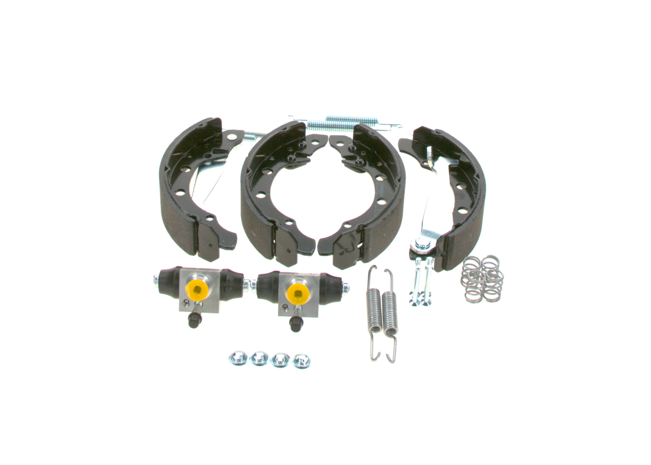 BOSCH 0 204 113 591: Bremsensatz, Trommelbremse mit Radbremszylinder, mit Zubehör