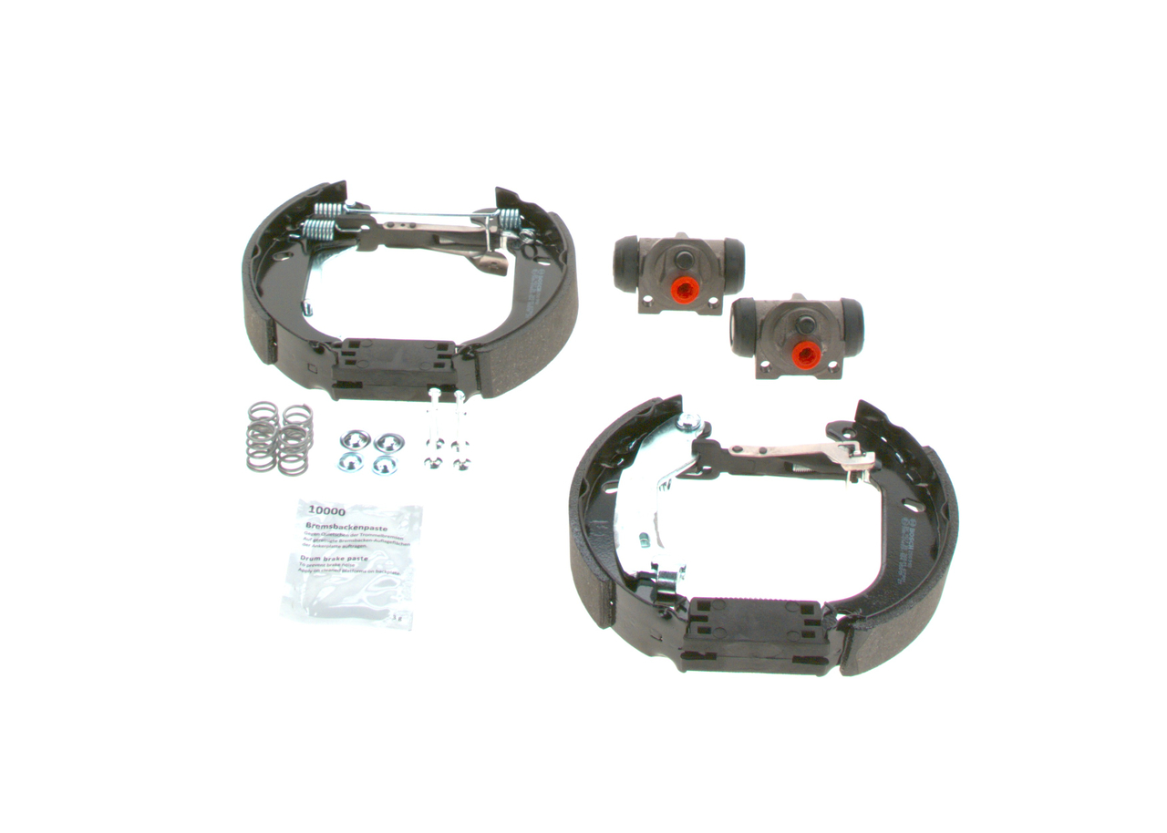 BOSCH 0 204 114 040 Remmenset, trommelrem FIAT PUNTO Cabriolet (176C) 58 Pk Benzine kosten