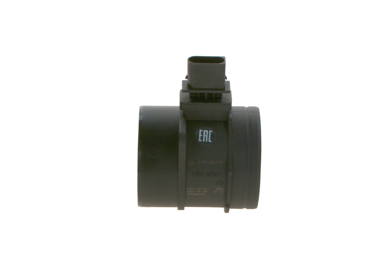 BOSCH 0 281 002 978 Luchtmassameter (LMM) MERCEDES-BENZ SPRINTER 4,6-t Open laadbak/ Chassis (906) 190 Pk Diesel kosten