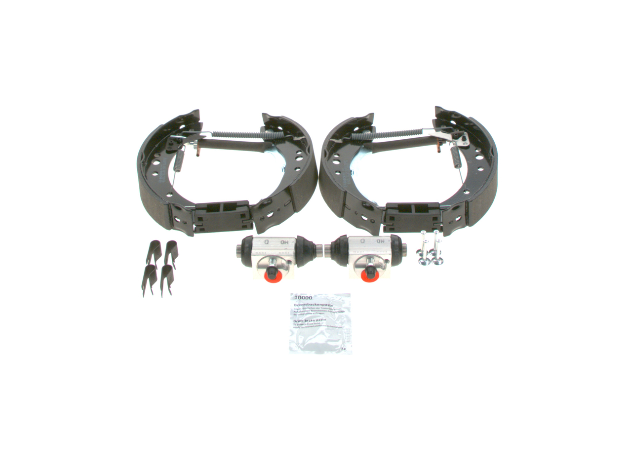 BOSCH 0 204 114 665 Bremsesæt, trommelbremser MITSUBISHI COLT 6 (Z3A, Z2A) 95 HK Benzin/Methanol hvad koster