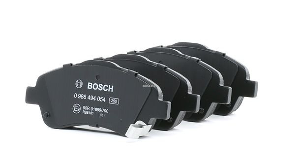 BOSCH 0 986 494 054: Plaquettes de frein avec tôle anti-bruit