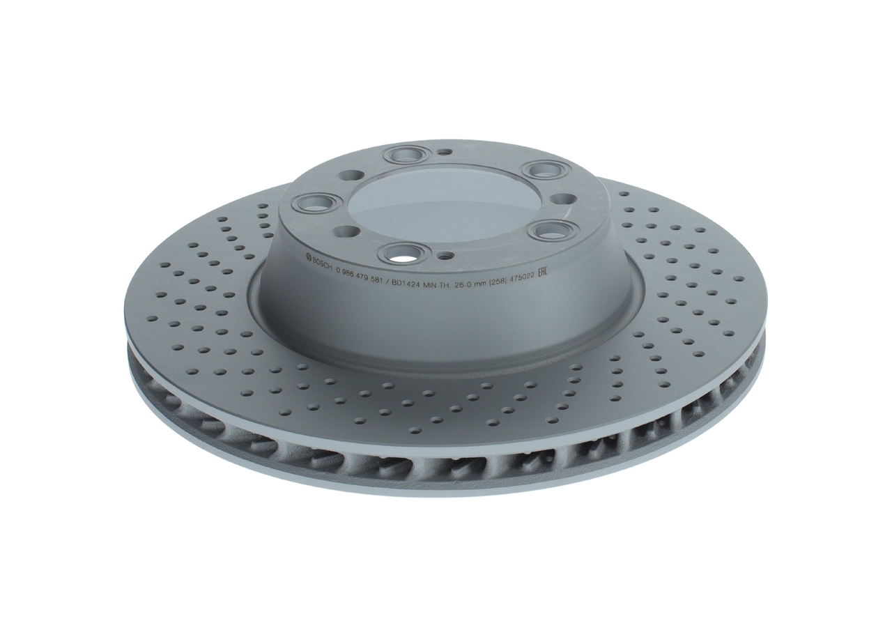 BOSCH 0 986 479 581 Stabdžių diskas PORSCHE 911 (991) 450 AG benzinas kaina