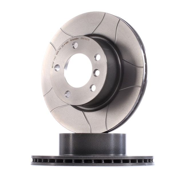 BREMBO 09.9752.75: Bremsscheibe Ø: 292mm, innenbelüftet, geschlitzt, Ø: 292mm, beschichtet, mit Schrauben MAX LINE