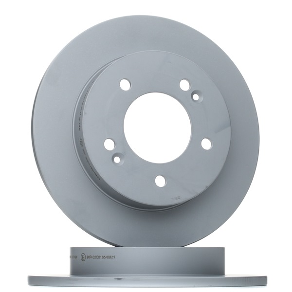ATE 24.0110-0357.1: Disco de freno Ø: 258,0mm, macizo, Ø: 258,0mm, revestido