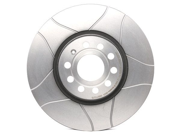 BREMBO 09.9772.75: Piduriketas Ø: 312mm, sisemine õhutus, piludega, Ø: 312mm, kaetud, koos kruvidega MAX LINE