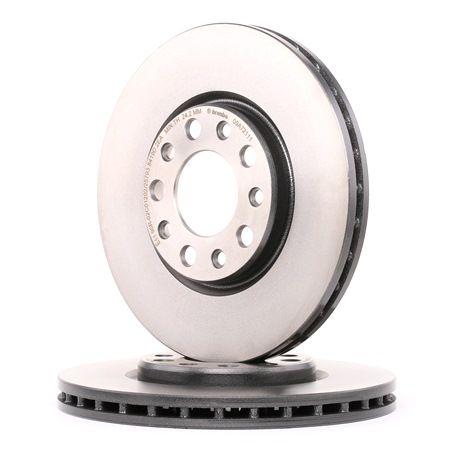 BREMBO 09.A721.11: Disco de travão Ø: 281mm, interior ventilado, Ø: 281mm, revestido COATED DISC LINE